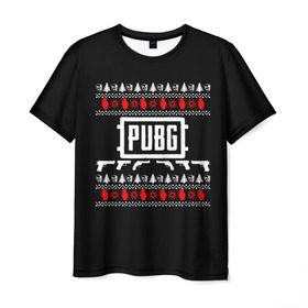Мужская футболка 3D с принтом Свитер PUBG в Белгороде, 100% полиэфир | прямой крой, круглый вырез горловины, длина до линии бедер | Тематика изображения на принте: playerunknowns battlegrounds | pubg