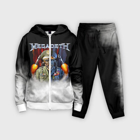 Детский костюм 3D с принтом Megadeth в Белгороде,  |  | megadet | megadeth | группа | дирк вербурен | дэвид эллефсон | дэйв мастейн | кико лоурейро | мегадет | мегадетх | метал | рок | трэш | трэшметал | тяжелый | хард | хардрок | хеви | хевиметал