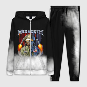 Женский костюм 3D с принтом Megadeth в Белгороде,  |  | megadet | megadeth | группа | дирк вербурен | дэвид эллефсон | дэйв мастейн | кико лоурейро | мегадет | мегадетх | метал | рок | трэш | трэшметал | тяжелый | хард | хардрок | хеви | хевиметал