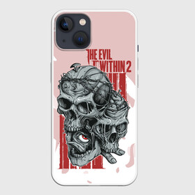 Чехол для iPhone 13 с принтом THE EVIL WITHIN 2 в Белгороде,  |  | Тематика изображения на принте: skull | череп