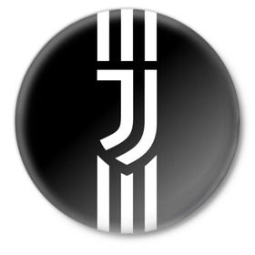 Значок с принтом Juventus 2018 Original в Белгороде,  металл | круглая форма, металлическая застежка в виде булавки | Тематика изображения на принте: cr7 | fc juventus | football | juve | juventus | ronaldo | sport | роналдо | спорт | футбол | ювентус