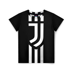 Детская футболка 3D с принтом Juventus 2018 Original в Белгороде, 100% гипоаллергенный полиэфир | прямой крой, круглый вырез горловины, длина до линии бедер, чуть спущенное плечо, ткань немного тянется | cr7 | fc juventus | football | juve | juventus | ronaldo | sport | роналдо | спорт | футбол | ювентус