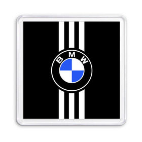 Магнит 55*55 с принтом BMW SPORTWEAR в Белгороде, Пластик | Размер: 65*65 мм; Размер печати: 55*55 мм | bmw | автомобильные | бмв | машины