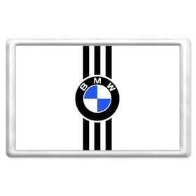 Магнит 45*70 с принтом BMW SPORTWEAR в Белгороде, Пластик | Размер: 78*52 мм; Размер печати: 70*45 | bmw | автомобильные | бмв | машины
