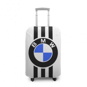 Чехол для чемодана 3D с принтом BMW SPORTWEAR в Белгороде, 86% полиэфир, 14% спандекс | двустороннее нанесение принта, прорези для ручек и колес | bmw | автомобильные | бмв | машины