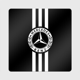 Магнит виниловый Квадрат с принтом MERCEDES-BENZ AMG | МЕРСЕДЕС в Белгороде, полимерный материал с магнитным слоем | размер 9*9 см, закругленные углы | mercedes | автомобильные | машины | мерседес.mercedes benz