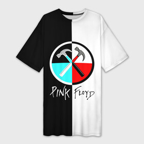 Платье-футболка 3D с принтом Pink Floyd в Белгороде,  |  | pink floyd | pinkfloyd | арт | артрок | группа | дэвид гилмор | пинк флойд | пинкфлойд | прогрессивный | психоделический | рок | сид барретт | симфонический | спэйс | эйсид | экспериментальный