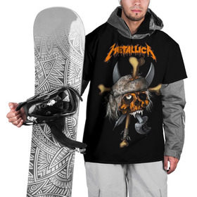 Накидка на куртку 3D с принтом Metallica в Белгороде, 100% полиэстер |  | Тематика изображения на принте: 