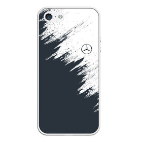 Чехол для iPhone 5/5S матовый с принтом Mercedes в Белгороде, Силикон | Область печати: задняя сторона чехла, без боковых панелей | amg | car | mercedes | race | авто | гонки | краска | марка | машина | мерс | мерседес