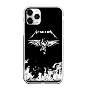 Чехол для iPhone 11 Pro матовый с принтом Metallica в Белгороде, Силикон |  | Тематика изображения на принте: metallica | группа | джеймс хэтфилд | кирк хэмметт | ларс ульрих | метал | металика | металлика | миталика | музыка | роберт трухильо | рок | трэш | трэшметал | хард | хардрок | хеви | хевиметал