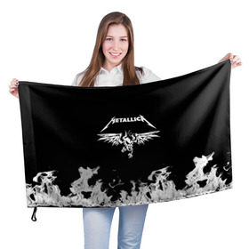 Флаг 3D с принтом Metallica в Белгороде, 100% полиэстер | плотность ткани — 95 г/м2, размер — 67 х 109 см. Принт наносится с одной стороны | metallica | группа | джеймс хэтфилд | кирк хэмметт | ларс ульрих | метал | металика | металлика | миталика | музыка | роберт трухильо | рок | трэш | трэшметал | хард | хардрок | хеви | хевиметал