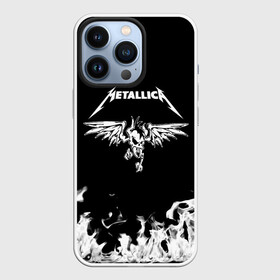 Чехол для iPhone 13 Pro с принтом Metallica в Белгороде,  |  | Тематика изображения на принте: metallica | группа | джеймс хэтфилд | кирк хэмметт | ларс ульрих | метал | металика | металлика | миталика | музыка | роберт трухильо | рок | трэш | трэшметал | хард | хардрок | хеви | хевиметал