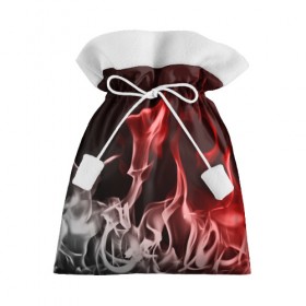 Подарочный 3D мешок с принтом Огонь и дым в Белгороде, 100% полиэстер | Размер: 29*39 см | Тематика изображения на принте: fire | flame | in fire | smoke | в огне | дым | огненный | огонь | текстуры
