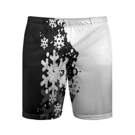 Мужские шорты 3D спортивные с принтом Снежные узоры в Белгороде,  |  | Тематика изображения на принте: black | christmas | new year | pattern | white | абстракция | зима | новый год | рождество | снег | снежинки | узор | черно белые