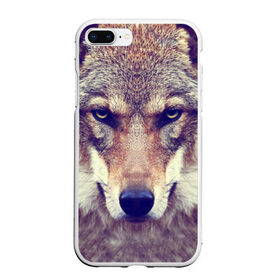 Чехол для iPhone 7Plus/8 Plus матовый с принтом Wolf в Белгороде, Силикон | Область печати: задняя сторона чехла, без боковых панелей | animal | волк | хищник