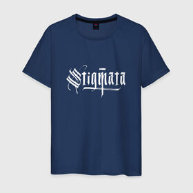 Мужская футболка хлопок с принтом Stigmata в Белгороде, 100% хлопок | прямой крой, круглый вырез горловины, длина до линии бедер, слегка спущенное плечо. | stigmata | стигмата