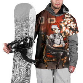 Накидка на куртку 3D с принтом Атака Санты в Белгороде, 100% полиэстер |  | Тематика изображения на принте: levi | аккерман | атака титанов | леви | новый год | ривай