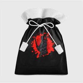 Подарочный 3D мешок с принтом Японский самурай в Белгороде, 100% полиэстер | Размер: 29*39 см | Тематика изображения на принте: samurai | soldier | warrior | битва | воин | восток | закат | клинок | меч | япония