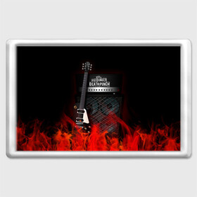 Магнит 45*70 с принтом Five Finger Death Punch в Белгороде, Пластик | Размер: 78*52 мм; Размер печати: 70*45 | five finger death punch | logo | metal | music | rock | лого | логотип | метал | музыка | рок