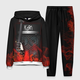 Мужской костюм 3D (с толстовкой) с принтом Korn в Белгороде,  |  | Тематика изображения на принте: korn | logo | metal | music | rock | лого | логотип | метал | музыка | рок