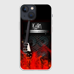 Чехол для iPhone 13 mini с принтом Korn в Белгороде,  |  | korn | logo | metal | music | rock | лого | логотип | метал | музыка | рок