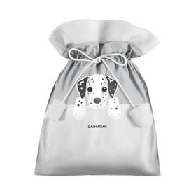 Подарочный 3D мешок с принтом Dalmatian Puppy в Белгороде, 100% полиэстер | Размер: 29*39 см | далматин | далматинец | домашние животные | пес | песик | собака | собачка | терьер | шпиц