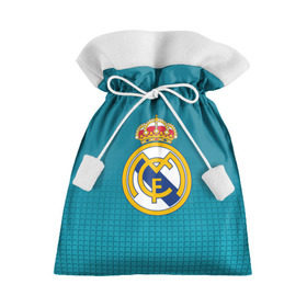 Подарочный 3D мешок с принтом Real Madrid 2018 Original в Белгороде, 100% полиэстер | Размер: 29*39 см | emirates | fc | real madrid | геометрия | реал мадрид | футбольный клуб | эмблема