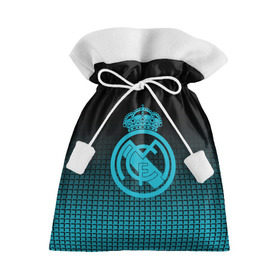 Подарочный 3D мешок с принтом Real Madrid 2018 Original в Белгороде, 100% полиэстер | Размер: 29*39 см | emirates | fc | real madrid | геометрия | реал мадрид | футбольный клуб | эмблема