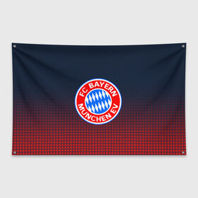 Флаг-баннер с принтом FC Bayern 2018 Original в Белгороде, 100% полиэстер | размер 67 х 109 см, плотность ткани — 95 г/м2; по краям флага есть четыре люверса для крепления | bayern | fc | бавария | спорт | спортивные | футбол | футбольный клуб
