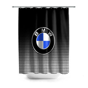 Штора 3D для ванной с принтом BMW 2018 Black and White IV в Белгороде, 100% полиэстер | плотность материала — 100 г/м2. Стандартный размер — 146 см х 180 см. По верхнему краю — пластиковые люверсы для креплений. В комплекте 10 пластиковых колец | bmw | автомобильные | бмв | машины