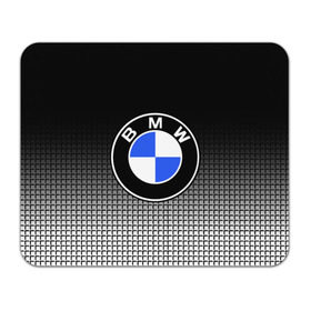 Коврик прямоугольный с принтом BMW 2018 Black and White IV в Белгороде, натуральный каучук | размер 230 х 185 мм; запечатка лицевой стороны | bmw | автомобильные | бмв | машины