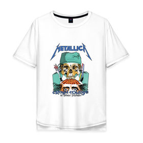 Мужская футболка хлопок Oversize с принтом Metallica, crash course в Белгороде, 100% хлопок | свободный крой, круглый ворот, “спинка” длиннее передней части | metallica | группа | джеймс хэтфилд | кирк хэмметт | ларс ульрих | метал | металика | металлика | миталика | музыка | роберт трухильо | рок | трэш | трэшметал | хард | хардрок | хеви | хевиметал