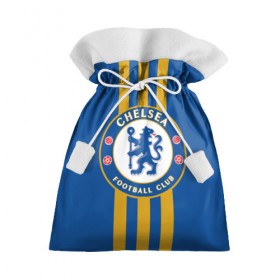 Подарочный 3D мешок с принтом Chelsea 2018 Gold Line в Белгороде, 100% полиэстер | Размер: 29*39 см | Тематика изображения на принте: chelsea | fc | спорт | спортивные | футбол | футбольный клуб | челси