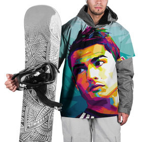 Накидка на куртку 3D с принтом Cristiano Ronaldo в Белгороде, 100% полиэстер |  | Тематика изображения на принте: криштиану | реал мадрид | роналду
