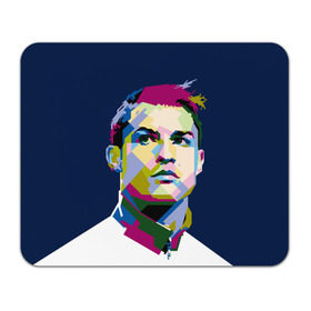 Коврик прямоугольный с принтом Cristiano Ronaldo в Белгороде, натуральный каучук | размер 230 х 185 мм; запечатка лицевой стороны | криштиану | реал мадрид | роналду