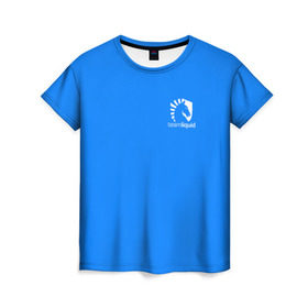 Женская футболка 3D с принтом Team Liquid Uniform в Белгороде, 100% полиэфир ( синтетическое хлопкоподобное полотно) | прямой крой, круглый вырез горловины, длина до линии бедер | dota | dota 2 | rpg | support | team | team liquid | дизайн | дота | игры | известные | киберспорт | логотип | спорт | униформа | эмблема