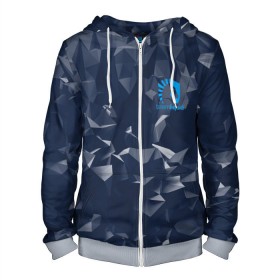 Мужская толстовка 3D на молнии с принтом Team Liquid Uniform в Белгороде, 100% полиэстер | длина до линии бедра, манжеты и пояс оформлены мягкой тканевой резинкой, двухслойный капюшон со шнурком для регулировки, спереди молния, по бокам два кармана | dota | dota 2 | rpg | support | team | team liquid | дизайн | дота | игры | известные | киберспорт | логотип | спорт | униформа | эмблема