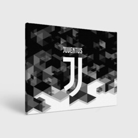 Холст прямоугольный с принтом JUVENTUS / ЮВЕНТУС GEOMETRY SPORT в Белгороде, 100% ПВХ |  | juventus | спорт | спортивные | футбол | футбольный клуб | ювентус