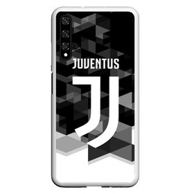 Чехол для Honor 20 с принтом JUVENTUS ЮВЕНТУС GEOMETRY SPORT в Белгороде, Силикон | Область печати: задняя сторона чехла, без боковых панелей | juventus | спорт | спортивные | футбол | футбольный клуб | ювентус