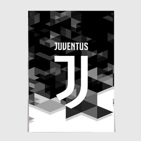 Постер с принтом Juventus 2018 Geometry Sport в Белгороде, 100% бумага
 | бумага, плотность 150 мг. Матовая, но за счет высокого коэффициента гладкости имеет небольшой блеск и дает на свету блики, но в отличии от глянцевой бумаги не покрыта лаком | juventus | спорт | спортивные | футбол | футбольный клуб | ювентус