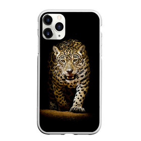 Чехол для iPhone 11 Pro матовый с принтом Leopard в Белгороде, Силикон |  | дикая кошка | зверь | клыки | кот | леопард | оскал | пантера | природа | хищник | ягуар