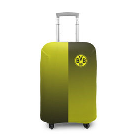 Чехол для чемодана 3D с принтом FC Borussia 2018 Reverse в Белгороде, 86% полиэфир, 14% спандекс | двустороннее нанесение принта, прорези для ручек и колес | Тематика изображения на принте: 