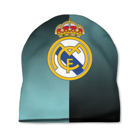 Шапка 3D с принтом Real Madrid 2018 Reverse в Белгороде, 100% полиэстер | универсальный размер, печать по всей поверхности изделия | Тематика изображения на принте: emirates | fc | real madrid | реал мадрид | футбольный клуб | эмблема