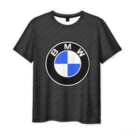 Мужская футболка 3D с принтом BMW CARBON в Белгороде, 100% полиэфир | прямой крой, круглый вырез горловины, длина до линии бедер | bmw | bmw motorsport | bmw performance | carbon | m | motorsport | performance | sport | бмв | карбон | моторспорт | спорт