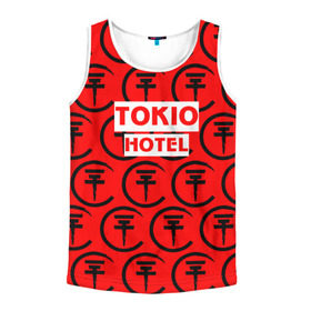 Мужская майка 3D с принтом Tokio Hotel band logo 2018 в Белгороде, 100% полиэстер | круглая горловина, приталенный силуэт, длина до линии бедра. Пройма и горловина окантованы тонкой бейкой | logo | music | pop | rock | tokio hotel | альтернатива | германия | металл | музыка | музыкальный | поп | рок