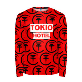 Мужской лонгслив 3D с принтом Tokio Hotel band logo 2018 в Белгороде, 100% полиэстер | длинные рукава, круглый вырез горловины, полуприлегающий силуэт | logo | music | pop | rock | tokio hotel | альтернатива | германия | металл | музыка | музыкальный | поп | рок