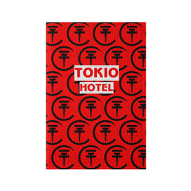 Обложка для паспорта матовая кожа с принтом Tokio Hotel band logo 2018 в Белгороде, натуральная матовая кожа | размер 19,3 х 13,7 см; прозрачные пластиковые крепления | Тематика изображения на принте: logo | music | pop | rock | tokio hotel | альтернатива | германия | металл | музыка | музыкальный | поп | рок