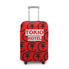 Чехол для чемодана 3D с принтом Tokio Hotel band logo 2018 в Белгороде, 86% полиэфир, 14% спандекс | двустороннее нанесение принта, прорези для ручек и колес | logo | music | pop | rock | tokio hotel | альтернатива | германия | металл | музыка | музыкальный | поп | рок