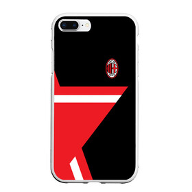 Чехол для iPhone 7Plus/8 Plus матовый с принтом AC MILAN STAR в Белгороде, Силикон | Область печати: задняя сторона чехла, без боковых панелей | Тематика изображения на принте: fc | milan | милан | спорт | спортивные | фк | футбол | футбольный клуб