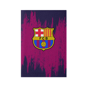 Обложка для паспорта матовая кожа с принтом Барселона в Белгороде, натуральная матовая кожа | размер 19,3 х 13,7 см; прозрачные пластиковые крепления | barcelona | barsa | barselona | football | барса | барселона | футбол